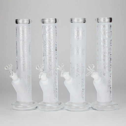11″ Straight Tube Glass Bong – Classic Frosted Design for Smooth Sessions [WP-M0091] Bongs Canadian Distributor
