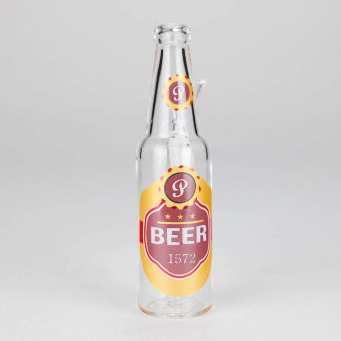 6″ Beer Bottle Design Glass Bong [WP4511S] Bongs Canadian Distributor Design 1