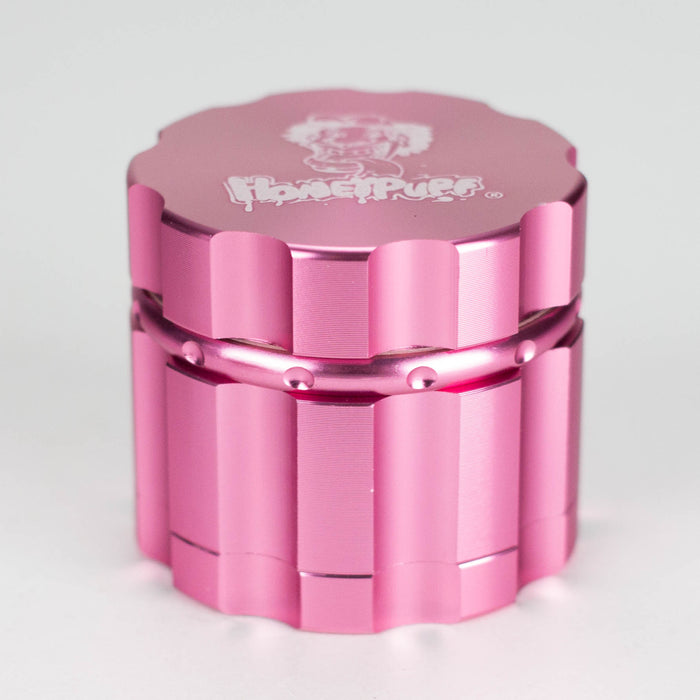 Honey Puff | 4 Parts 50mm Grinder [P1240] Regular Grinder Canadian Distributor Pink