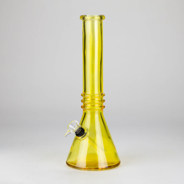 12" colored soft glass water bong  [HX4003N]