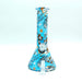 10" 5mm Hydrographic Cartoon Beaker-Assorted Design Glass Bong Super Supplys Inc