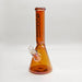 14“ 9mm Electroplated Beaker Bong-Assorted Color Glass Bong Fortune Brown-D