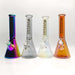 14“ 9mm Electroplated Beaker Bong-Assorted Color Glass Bong Fortune