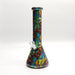 13" 7mm Calavera Hydrographic Glass Bong-Assorted Designs_2