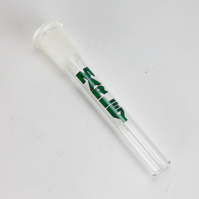 Marley Glass | 4-Inch Downstem with Colored Logo – No Cuts