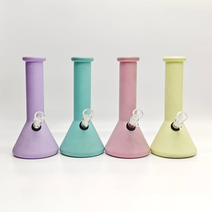 10" Macaron Thermal Glass Beaker-Assorted Color[BLX-02-8] Glass Bong Super Supplys Inc