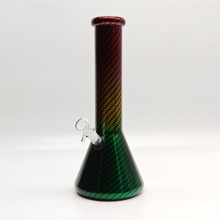 12.5" 7mm Gradient Style Glass Bong-Assorted designs [BLX-03-6] Glass Bong Super Supplys Inc