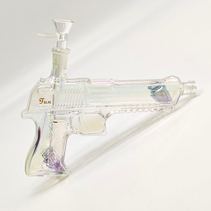 Electroplated 7.5" Arsenal Glass Bong [SGun1-A] Bongs Fortune Sunshine