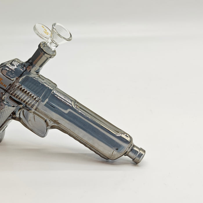 Electroplated 7.5" Arsenal Glass Bong [SGun1-A] Bongs Fortune