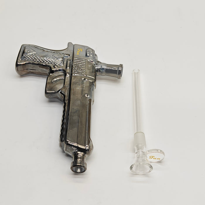 Electroplated 7.5" Arsenal Glass Bong [SGun1-A] Bongs Fortune