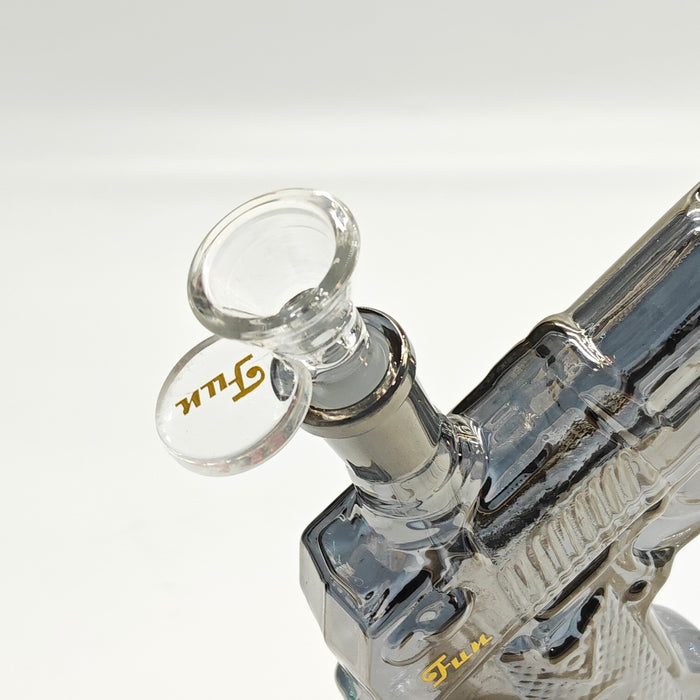 Electroplated 7.5" Arsenal Glass Bong [SGun1-A] Bongs Fortune