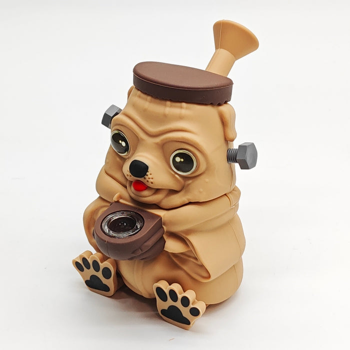 5.5" Pug Silicone Water Pipe_2