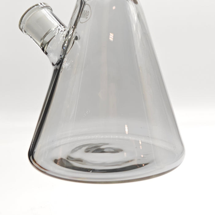 14" Electroplated Etched Monogram Design 9mm Glow in the Dark Beaker [LV145009] Glass Bong Super Supplys Inc