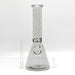 14" Electroplated Etched Monogram Design 9mm Glow in the Dark Beaker [LV145009] Glass Bong Super Supplys Inc