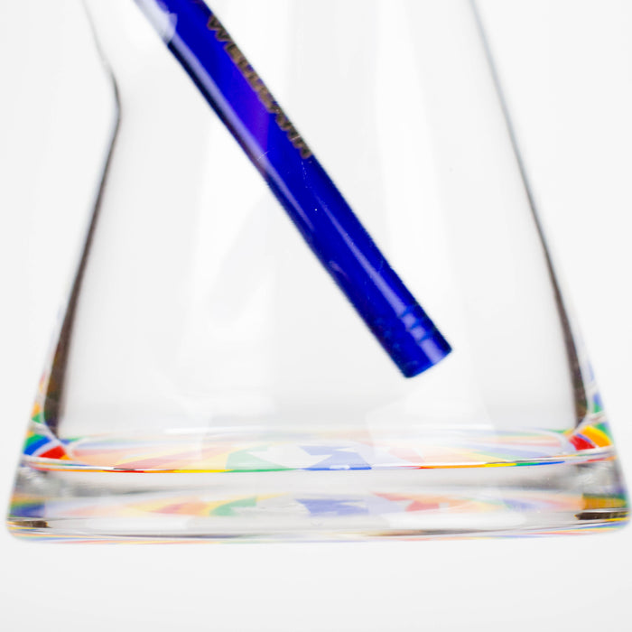 WellCann | 29" Curved Tube Beaker Bong – Heavy-Duty 7mm Glass with Thick Base Glass Bong Smoking Cat Distribution