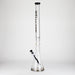WellCann | 29" Curved Tube Beaker Bong – Heavy-Duty 7mm Glass with Thick Base Glass Bong Smoking Cat Distribution Black