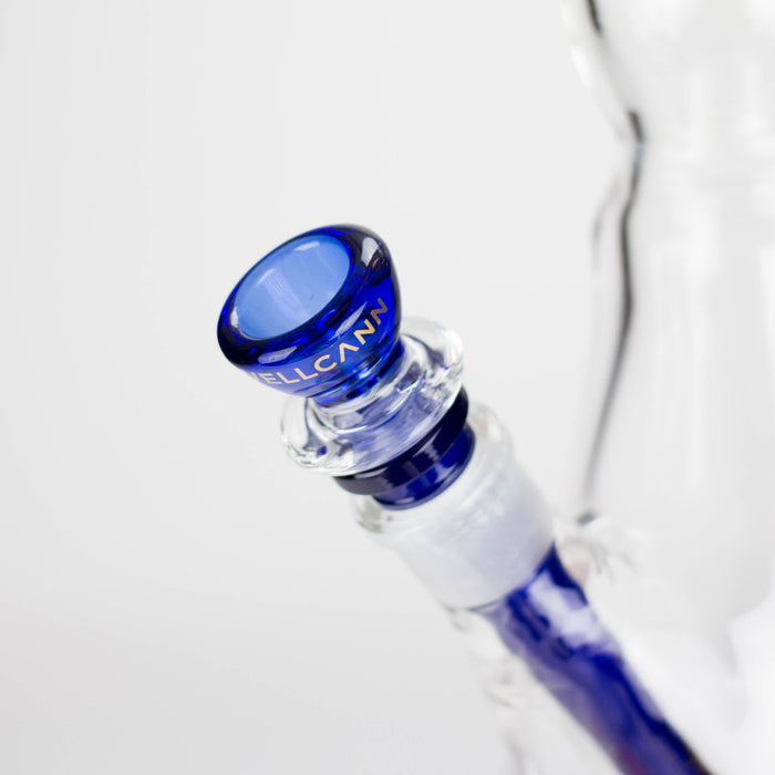 WellCann | 29" Curved Tube Beaker Bong – Heavy-Duty 7mm Glass with Thick Base Glass Bong Smoking Cat Distribution