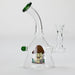 6.5″ Cartoon PrintGlass Bong [F230829-1C] Bongs Canadian Distributor Green (Sticker 1)