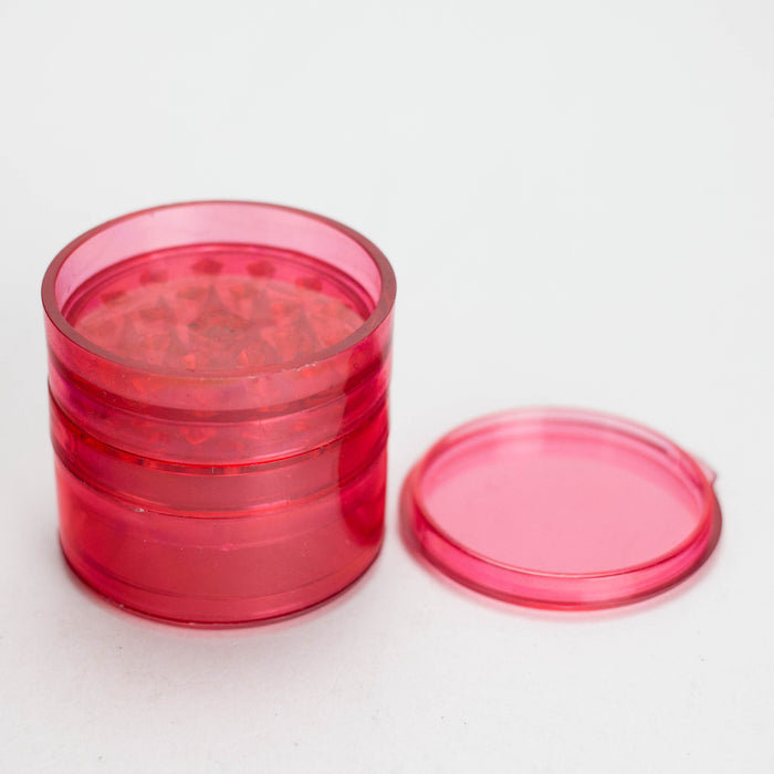4-Part Acrylic Herb Grinder – Pack of 10 Regular Grinder Bongzie Smokes