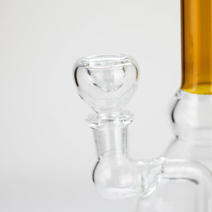 8.5" Stemless Glass Bong with Diffuser – Assorted Colors Glass Bong Bongzie Smokes
