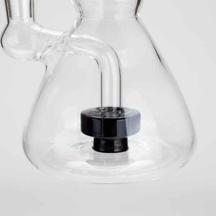 8.5" Stemless Glass Bong with Diffuser – Assorted Colors Glass Bong Bongzie Smokes