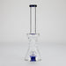 11" Stemless Glass Bong with Diffuser – 14mm Bowl Joint Glass Bong Bongzie Smokes