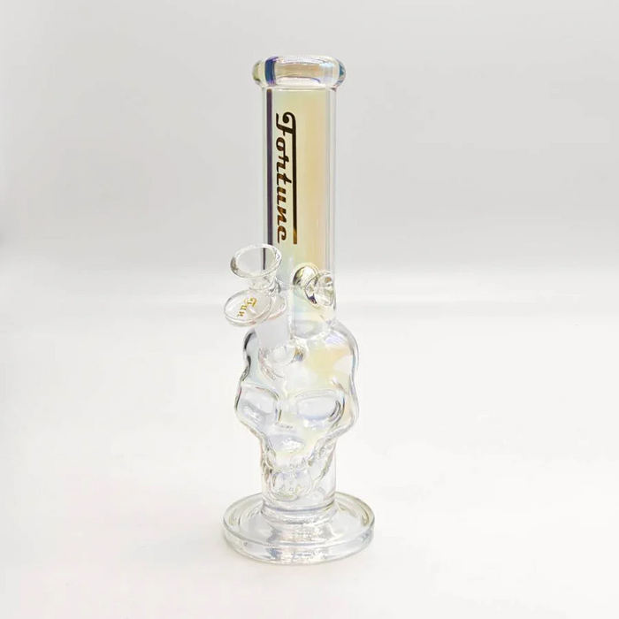 Fortune | Electroplated Skull 10" 5mm Glass Bong [SK105038E] Bongs Fortune Sunshine