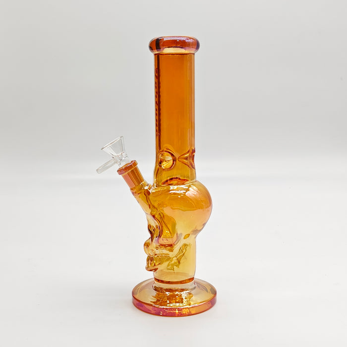 Fortune | Electroplated Skull 10" 5mm Glass Bong [SK105038E] Bongs Fortune