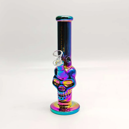 Fortune | Electroplated Skull 10" 5mm Glass Bong [SK105038E]_1