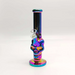 Fortune | Electroplated Skull 10" 5mm Glass Bong [SK105038E] Bongs Fortune Rainbow