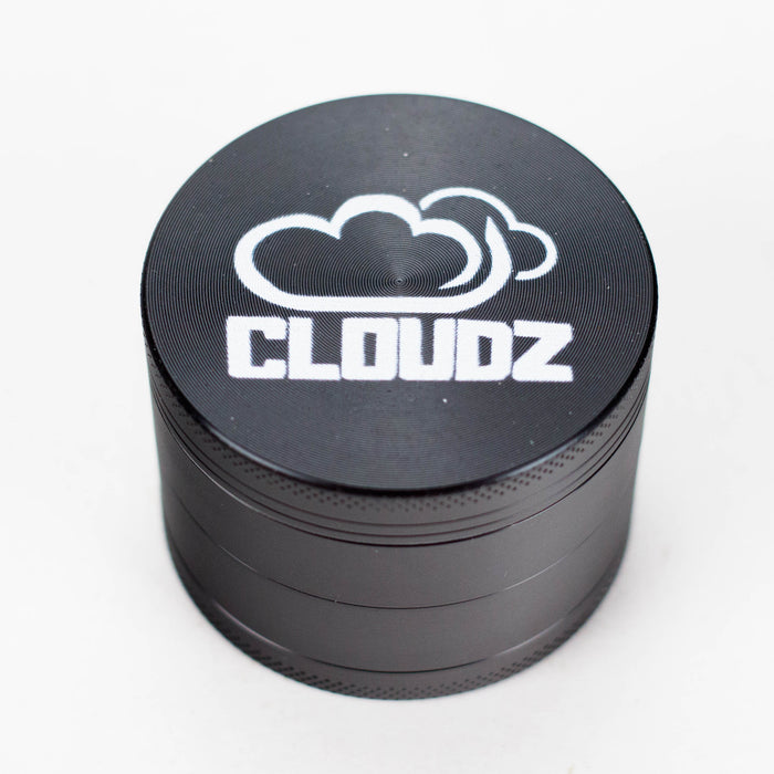Cloudz | Grinderz Display Box – Platinum Edition – 55mm 4-Piece Grinder – 6 Count Herb Grinder Cloudz Smoke