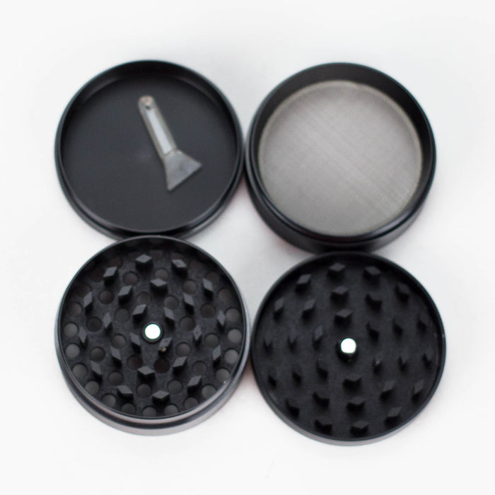Cloudz | Grinderz Display Box – Platinum Edition – 55mm 4-Piece Grinder – 6 Count Herb Grinder Cloudz Smoke