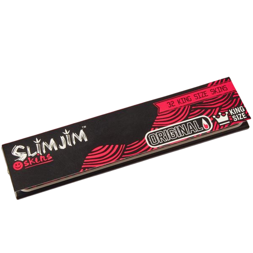 Slimjim | Original King Size Skins – Box of 25 Packs ROLLING PAPER SLIMJIM