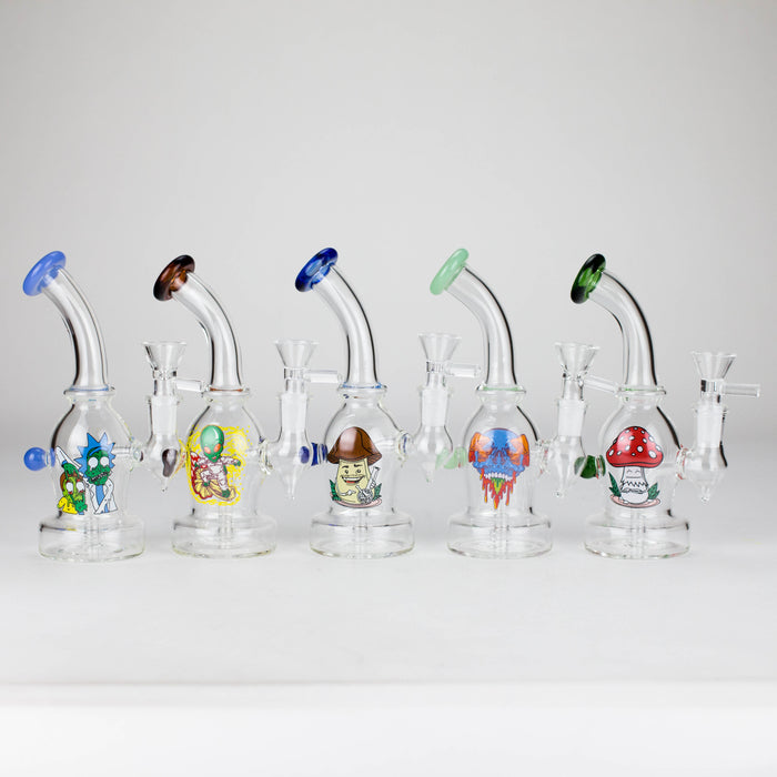 6.5″ Cartoon PrintGlass Bong [F230829-2B] Other Shaped Bong Canadian Distributor