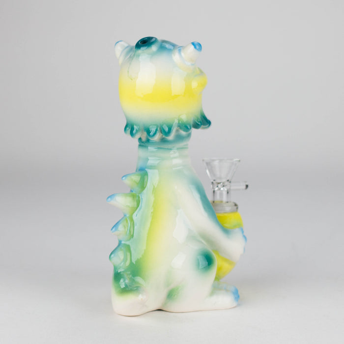 7″ Vintage Design Ceramic Bong – Unique Cyclops Monster Shape [ES079WP] Bongs Canadian Distributor