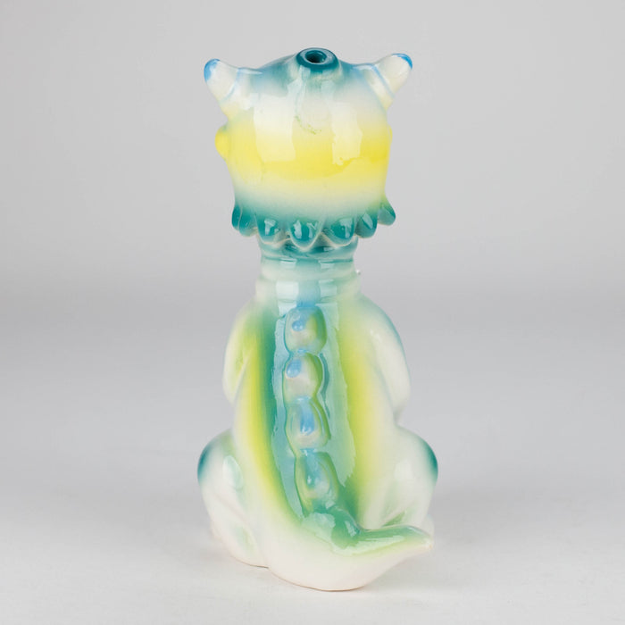 7″ Vintage Design Ceramic Bong – Unique Cyclops Monster Shape [ES079WP] Bongs Canadian Distributor