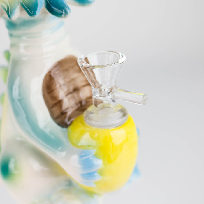 7″ Vintage Design Ceramic Bong – Unique Cyclops Monster Shape [ES079WP] Bongs Canadian Distributor