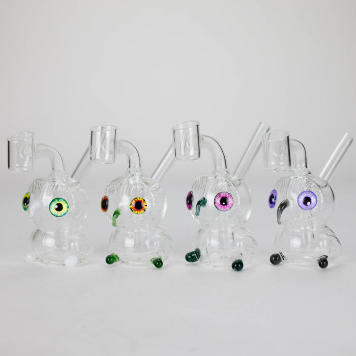 4″ Owl Glass Dab Rig [F20230926-4B] Glass Rig Canadian Distributor