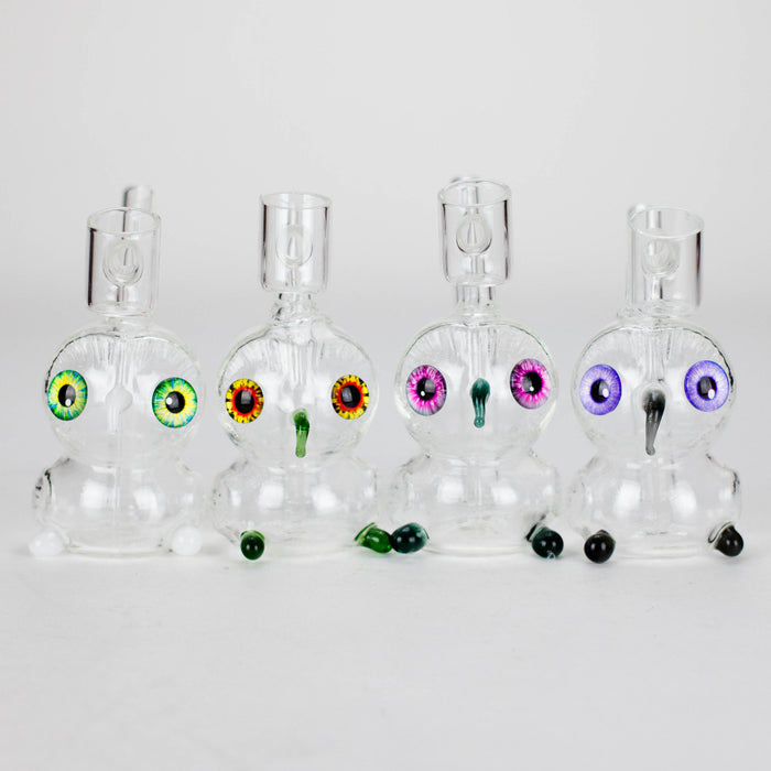4″ Owl Glass Dab Rig [F20230926-4B] Glass Rig Canadian Distributor