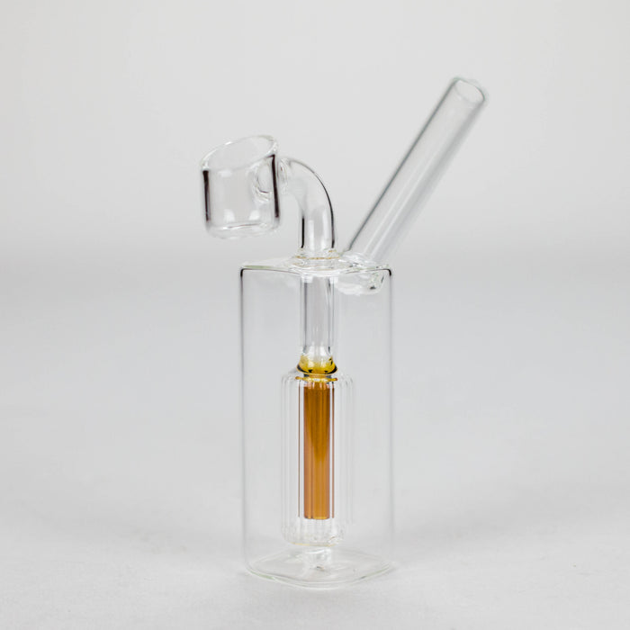 4″ Glass Dab Rig with Banger [G230806-5] Bongs Canadian Distributor Amber