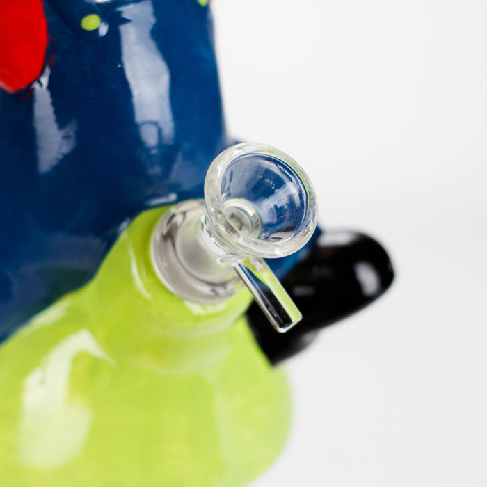 7.5″ Mario Design Ceramic Bong – Retro Gaming-Inspired Collectible [ES087WP] Ceramic Bong Canadian Distributor