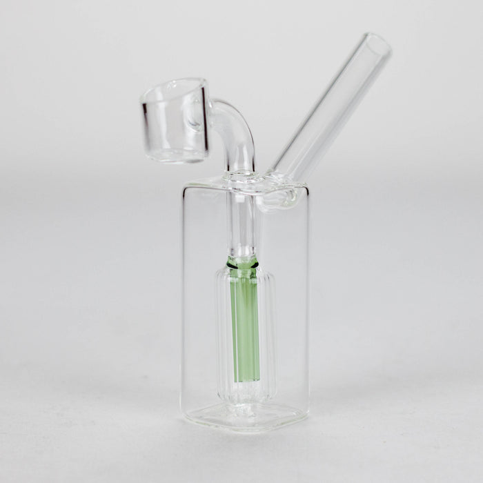 4″ Glass Dab Rig with Banger [G230806-5] Bongs Canadian Distributor Green