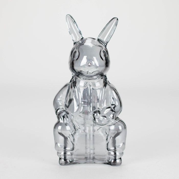 6″ Black Bunny Soft Glass Bong [XD006] Bongs Canadian Distributor