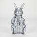 6″ Black Bunny Soft Glass Bong [XD006] Bongs Canadian Distributor