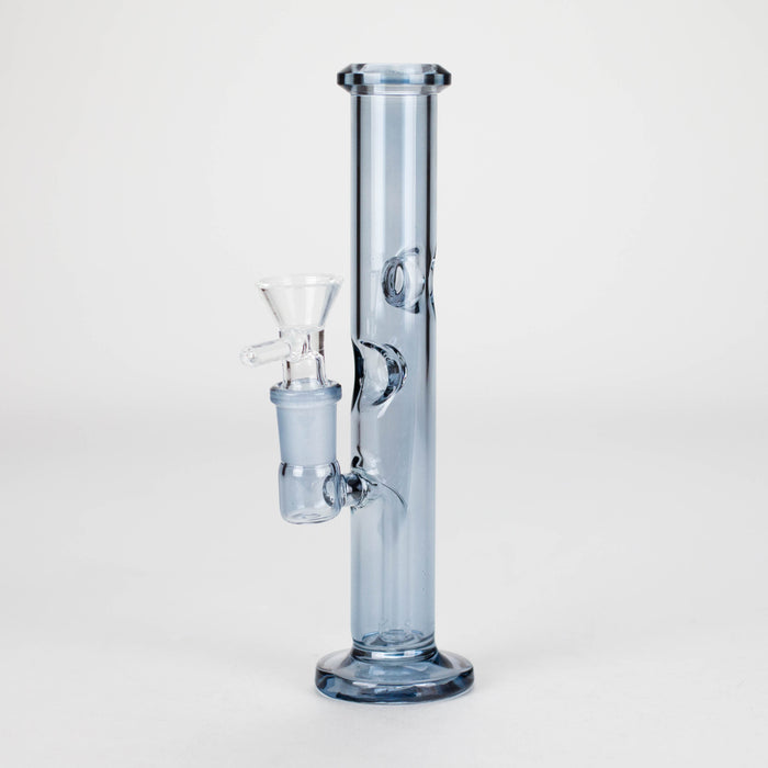7″ Stemless Straight Tube Glass Bong [WP8074] Glass Bong Canadian Distributor Grey