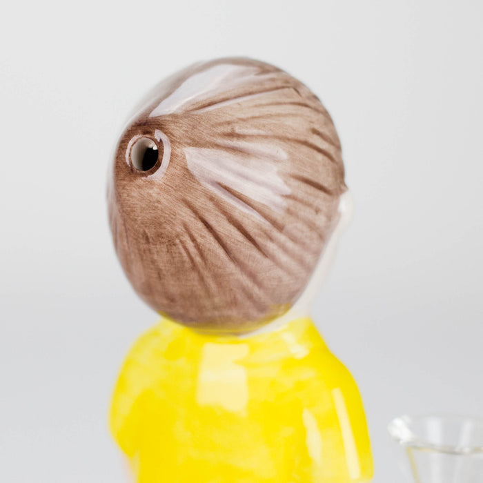 8″ Cartoon Duo Adventure Ceramic Bong – Whimsical Vintage Collection [ES082WP] Bongs Canadian Distributor