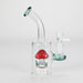 6.5″ Cartoon Print Glass Bong [F230829-2E] Glass Bong Canadian Distributor Lake Green (Sticker 5)