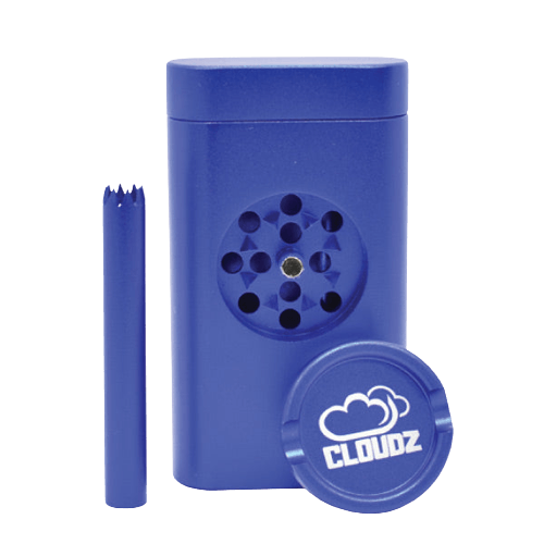 Cloudz | All-In-One Dugout Display Box – Grinder + Hitter – 12 Count Herb Grinder Cloudz Smoke