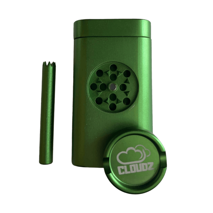 Cloudz | All-In-One Dugout Display Box – Grinder + Hitter – 12 Count Herb Grinder Cloudz Smoke