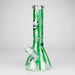 12" Panda & Bamboo Beaker Glass Bong – 7mm Thick with Ice Pinch Glass Bong RMG WHOLESALE